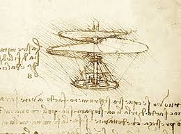 Image of the sketch for a helicopter, or 