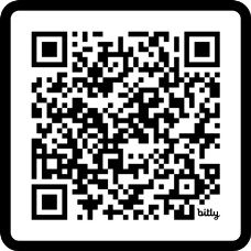 Black and white QR code which leads to a landing page for Samah's debut book of micro-poems.