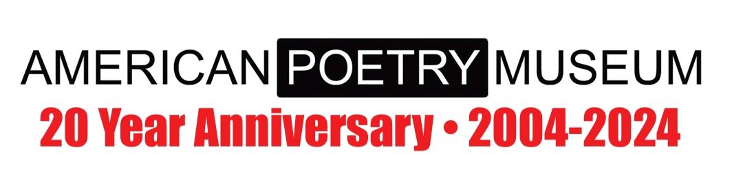 American Poetry Museum 20 Year Anniversary Logo